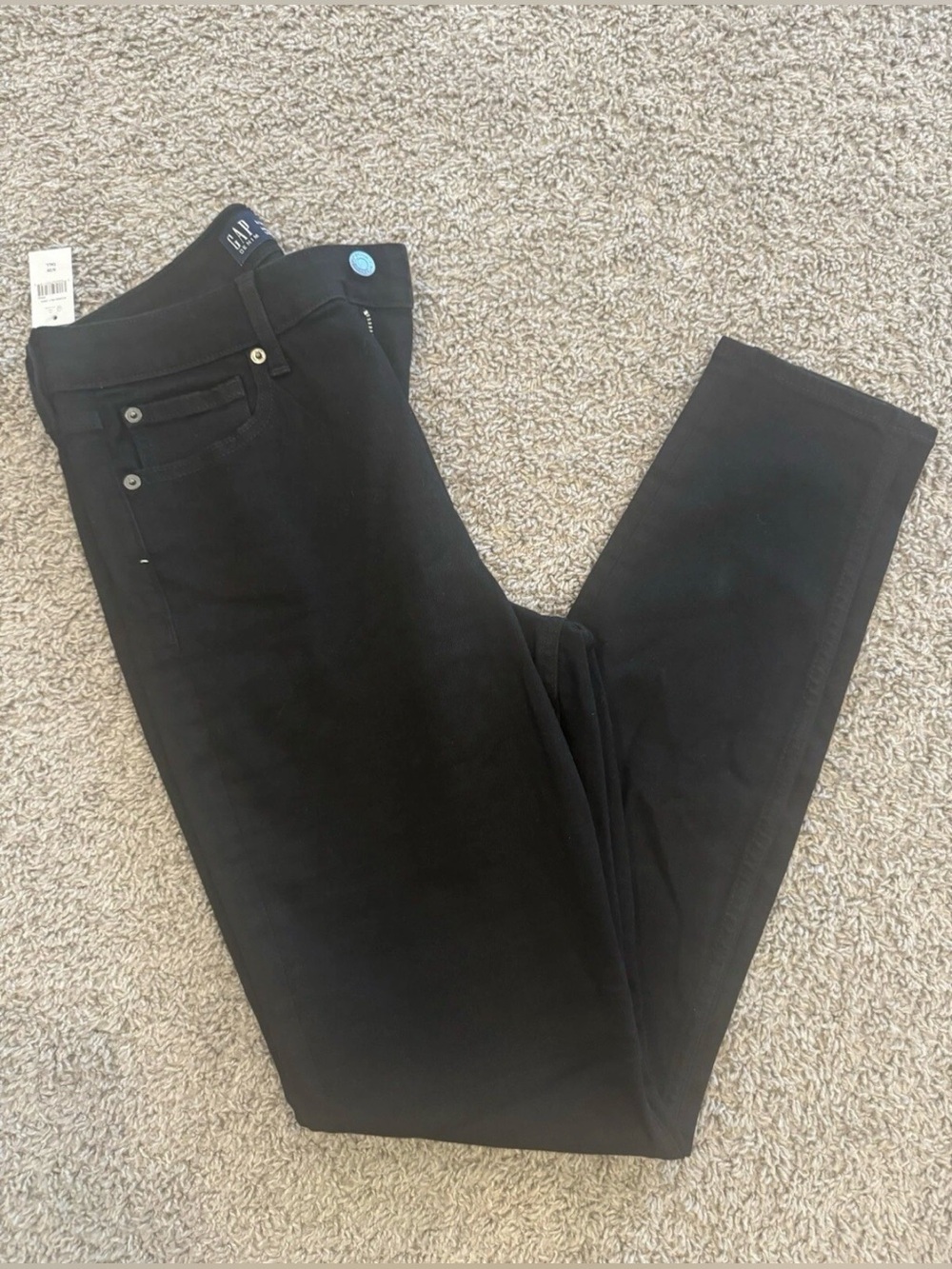 NWT Gap High Rise Universal Legging Jeans, Black, Size 29/8 Tall